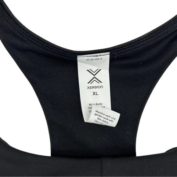 Xersion Women's Black Pink Light Support Longline Sports Bra Size XL XXL - Picture 8 of 13